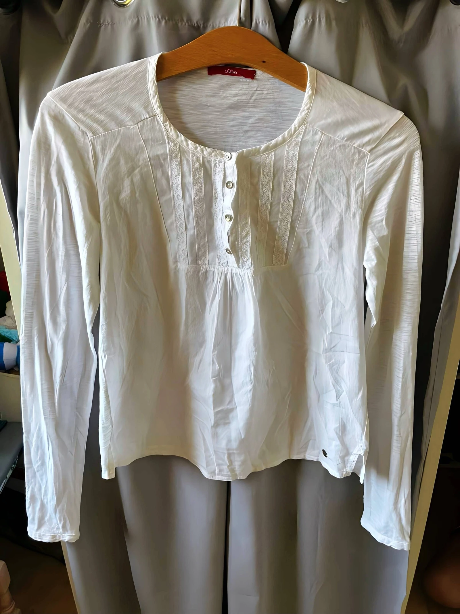Blusa de mangas longas Bohème feminina PP – photo 3